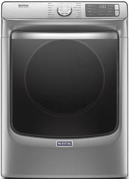 Front view of the Maytag MED8630HC dryer
