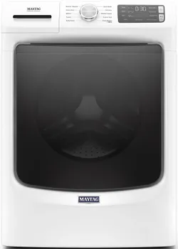 Front view of the Maytag MHW5630HW front load washer 