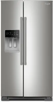 Front view of the Maytag MRSF6636RZ refrigerator