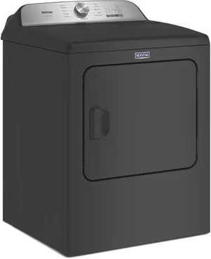 Maytag Pet Pro System Volcano Black Front Load Gas Dryer
