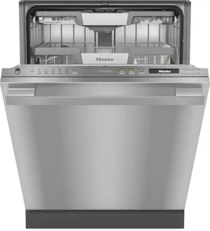 Credit: Miele Front view of the Miele G 7196 SCVi SF dishwasher