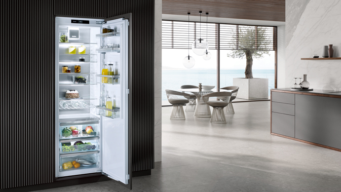 Miele Refrigerator In Kitchen