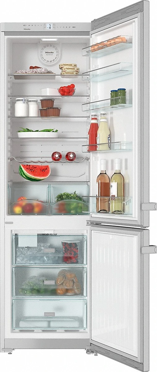 Miele Stainless Steel Bottom Freezer Refrigerator