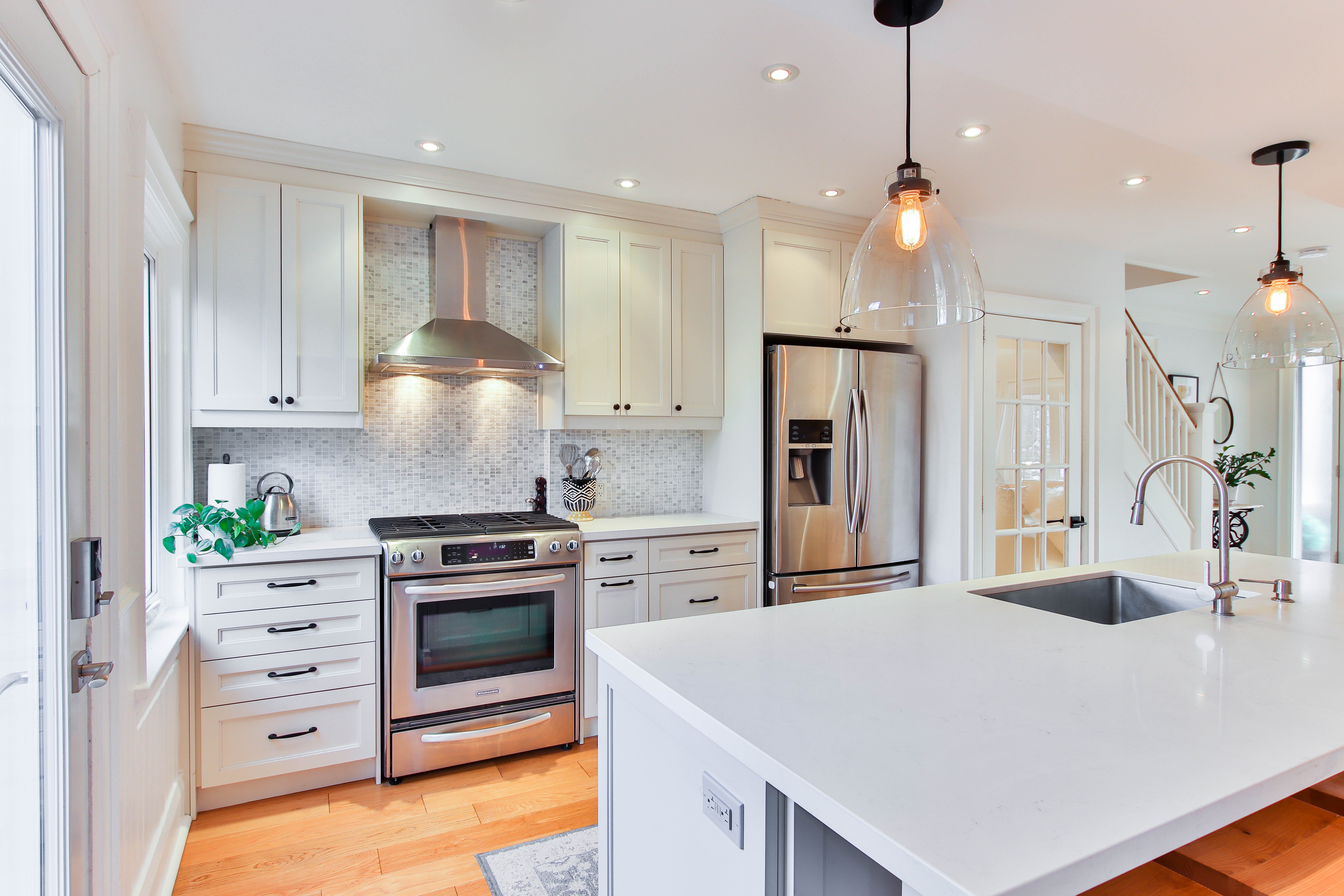Modern kitchen with modern appliances