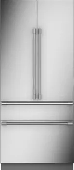 Front view of the Monogram ZIP364NBVII refrigerator 