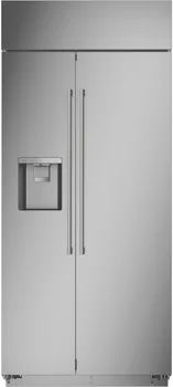 Front view of the Monogram ZISS360DNSS refrigerator