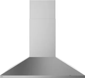 Front view of the Monogram ZVIS481SRSS range hood