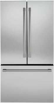 Front view of the Monogram ZWE23NSYSS refrigerator 