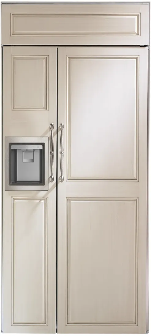 Monogram Custom Panel Smart Side by Side Refrigerator