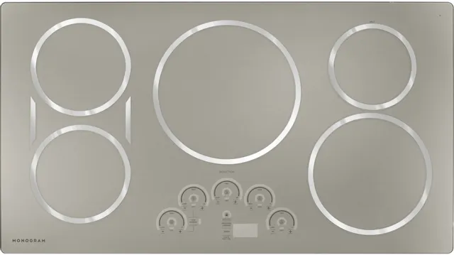 Monogram Silver Induction Cooktop