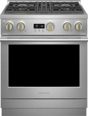 Monogram Statement Collection 30in Pro Style Dual Fuel Range