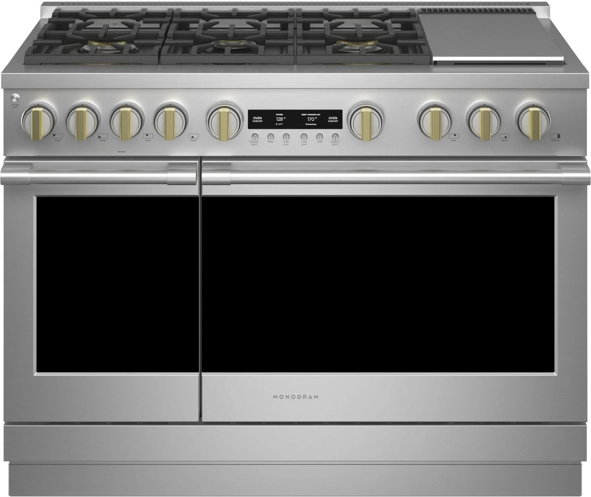 Monogram Statement Collection 48" Stainless Steel Pro Style Gas Range