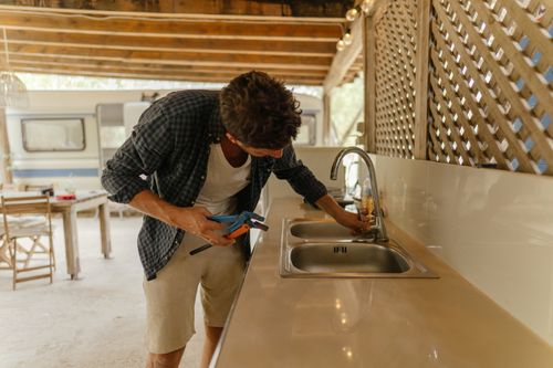 Installing an Outdoor Kitchen Sink