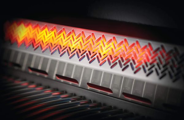 Napoleon's infrared burners aglow