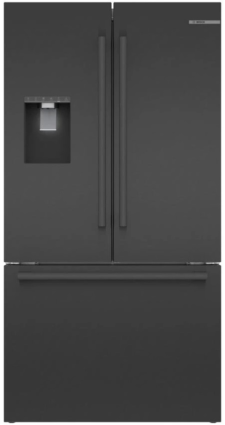 black French door refrigerator