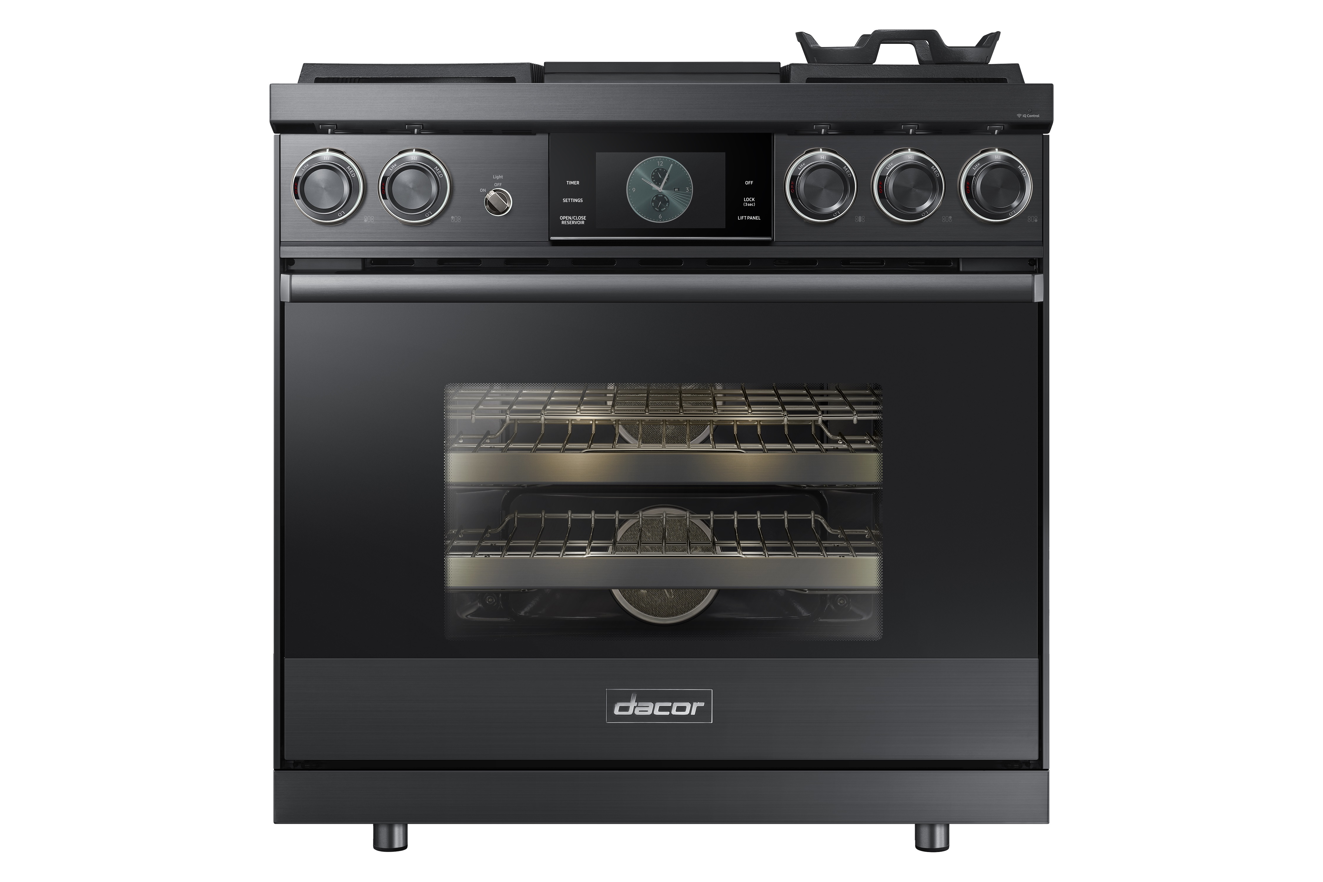 black range with illuminate oven