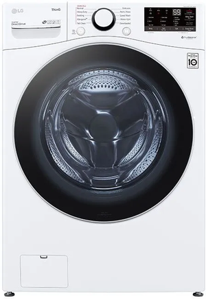 white LG with black rim washer