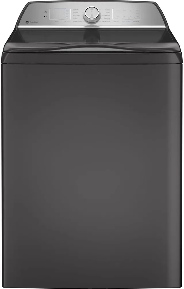 black GE top load washer
