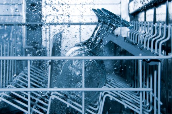 Dishwasher Washing Dishes
