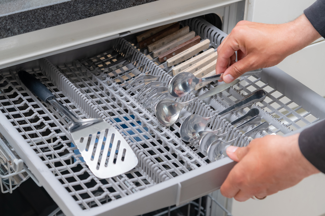 dishwasher featuring a third rack