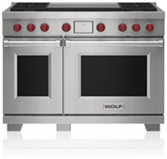 wolf dual fuel range