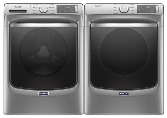 metallic slate standalone washer dryer