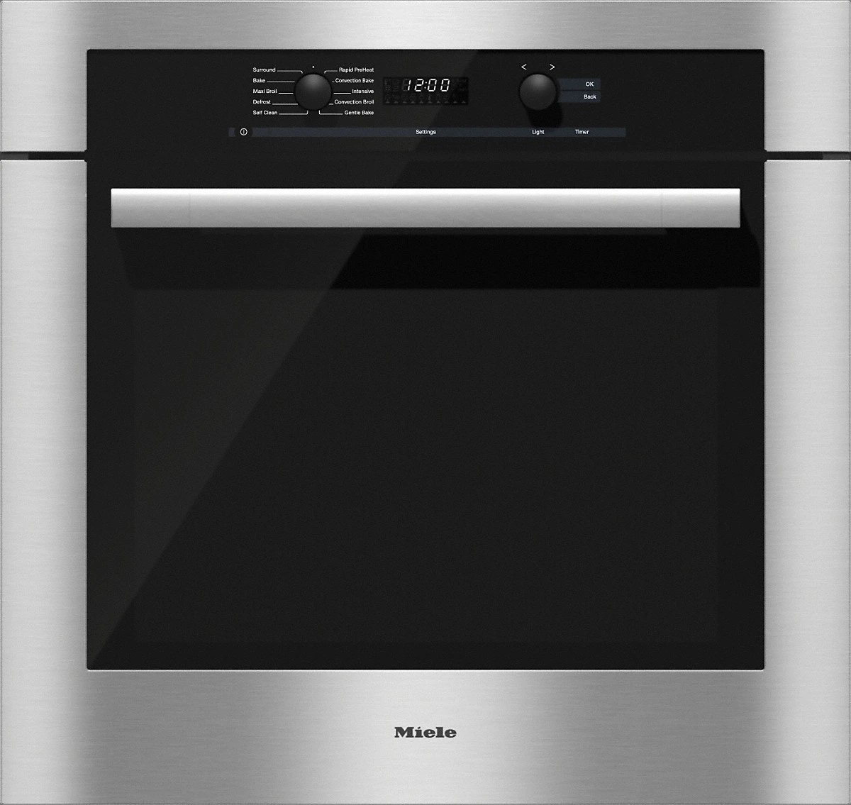 Stainless steel Miele Convection Wall Oven