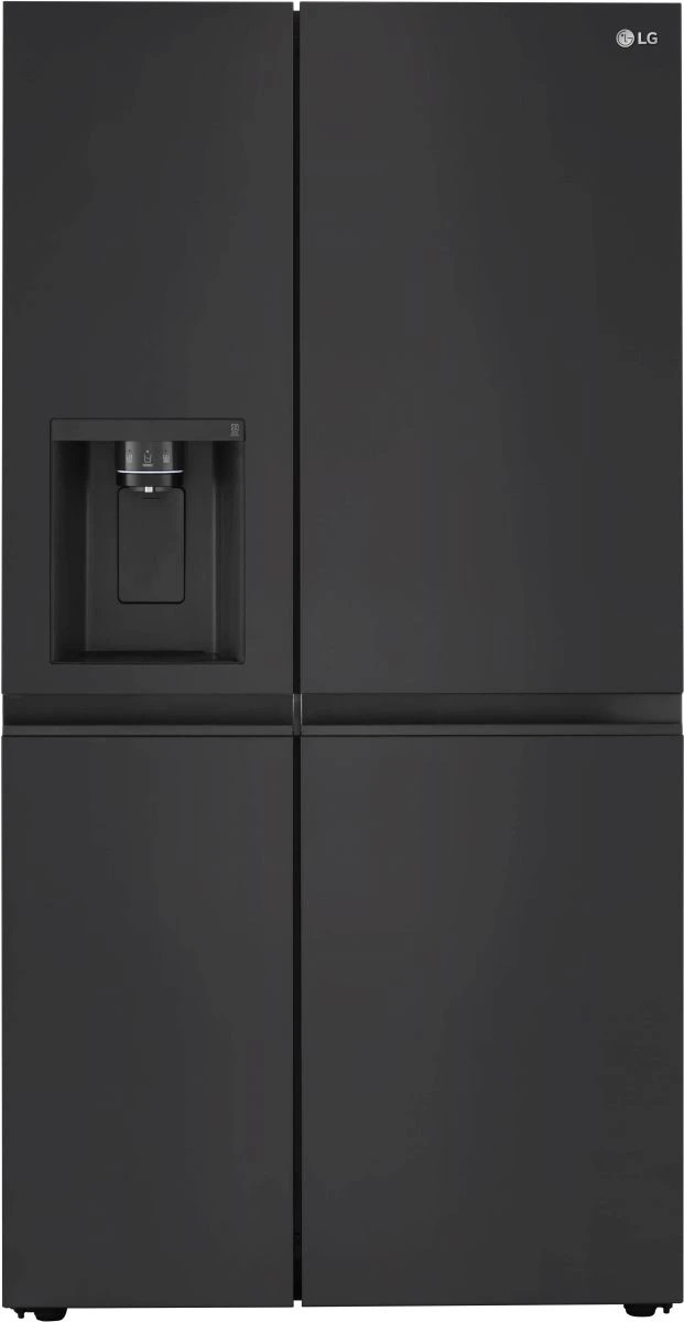 black four door fridge