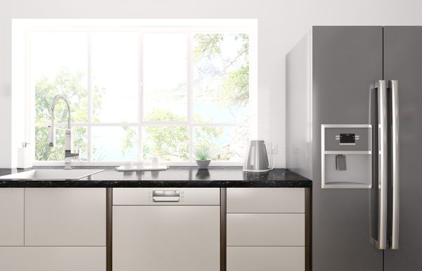 kitchen featuring Thermador appliances including dishwasher and Thermador refrigerator