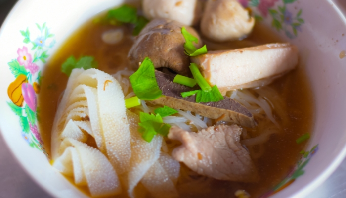 Kuy teav noodle dish