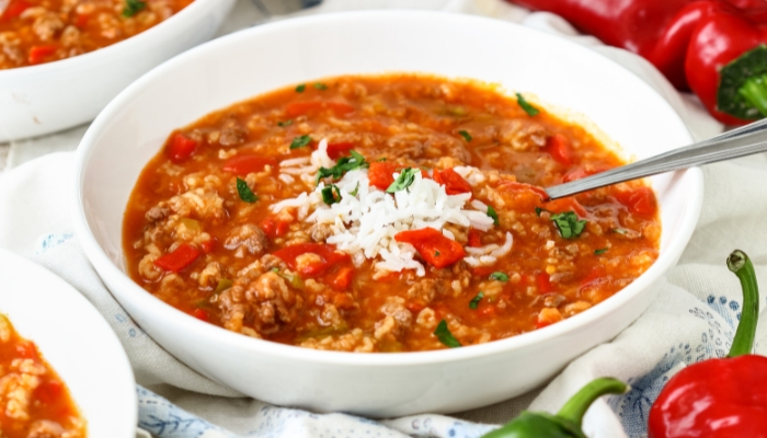 Stuffed pepper soup
