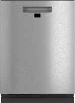 silver built in dishwasher