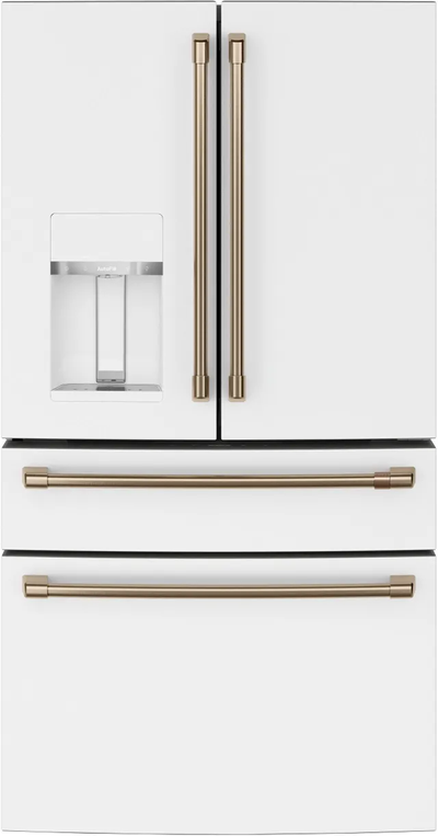 White 4 door French door refrigerator