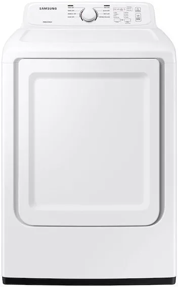 White Samsung electric dryer