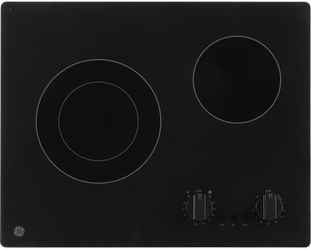 compact GE electric cooktop