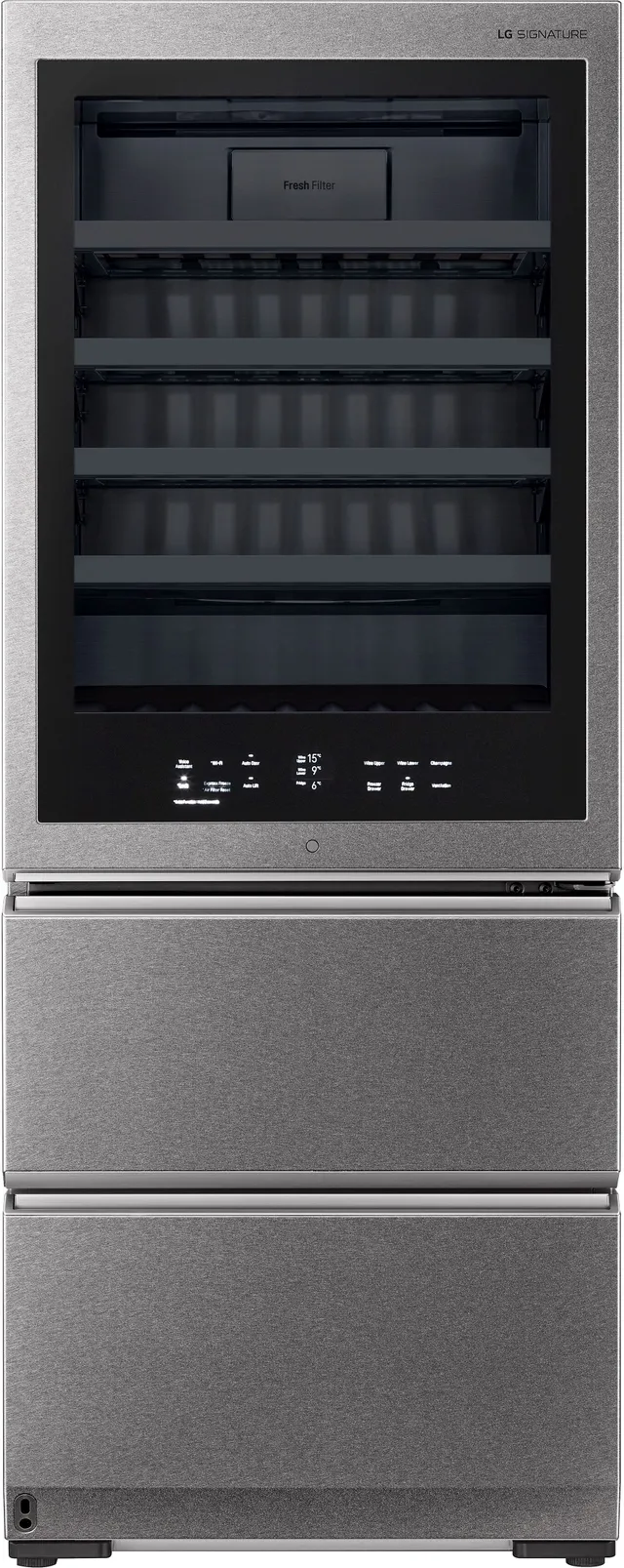 modern LG signature wine cooler