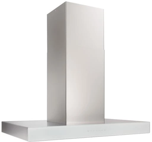 white featured stainless steel hood