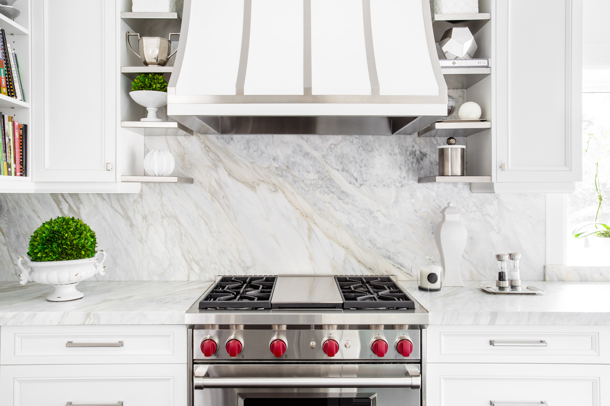 black stainless steel canopy hood