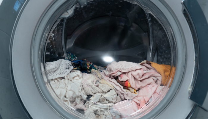 Wet clothes sitting in the washer for a while