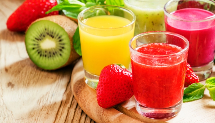Selection of agua fresca