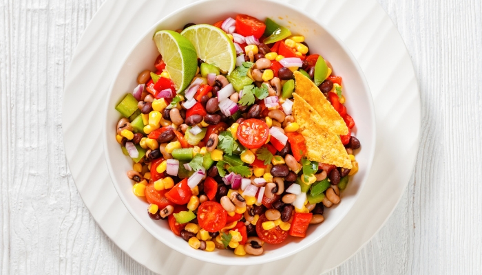 Black-eyed pea salad