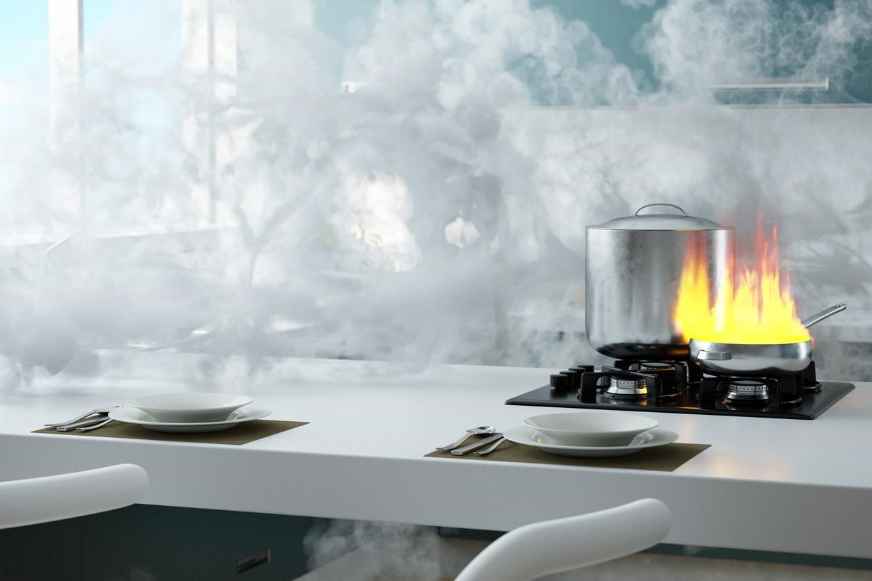 cooking fire