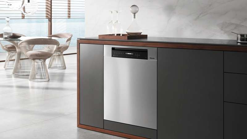 miele dishwasher in modern kitchen