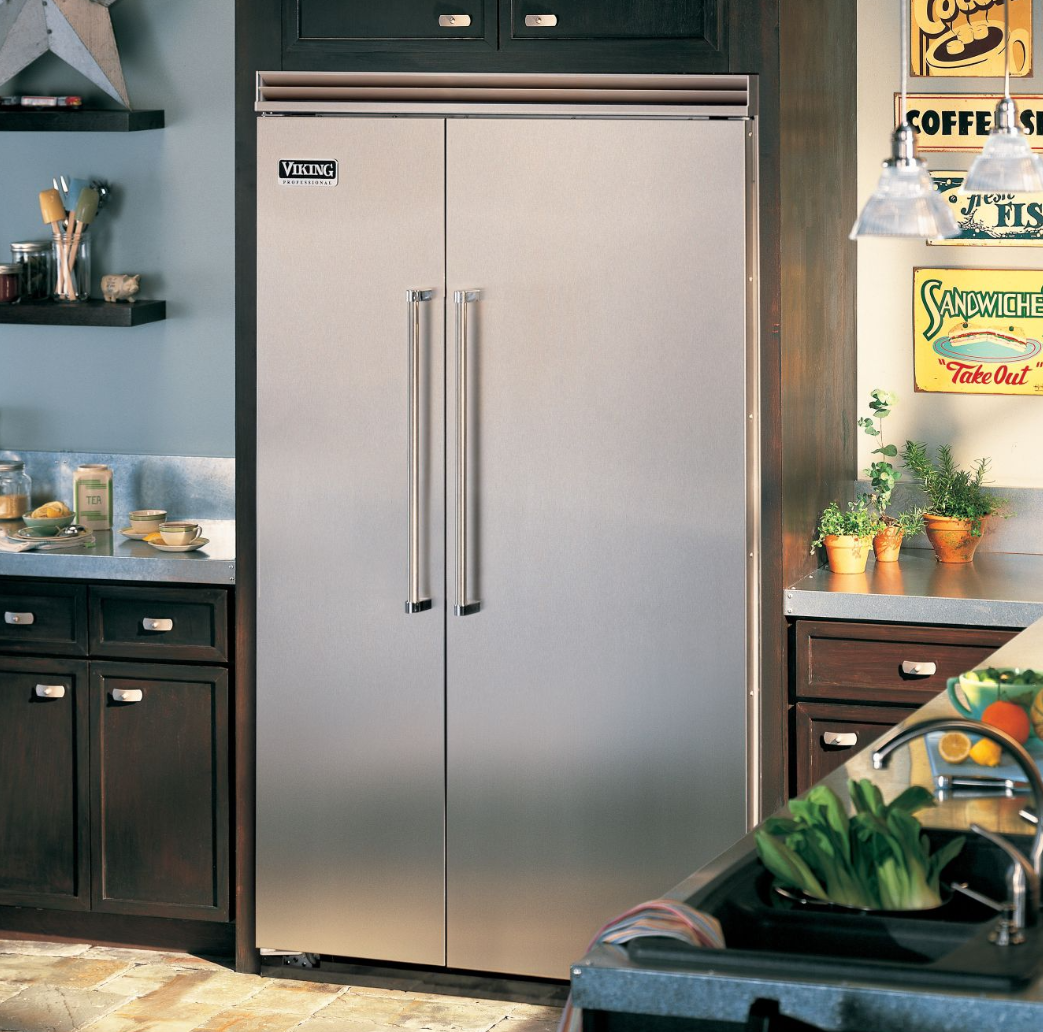 viking side by side refrigerator