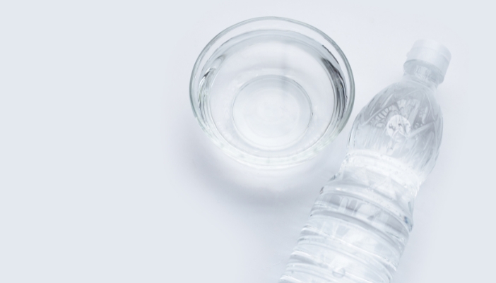 Closeup of a vinegar solutions