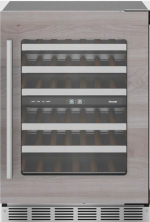 Front view of the Thermador® Freedom® 24" Custom Panel Ready Wine Cooler