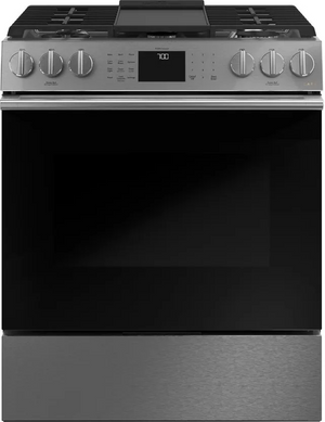 front view of the Café™ 30" Stainless Steel Slide In Gas Range