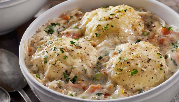 Microwave chicken dumplings