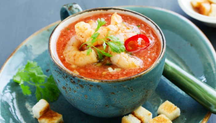 Shrimp gazpacho