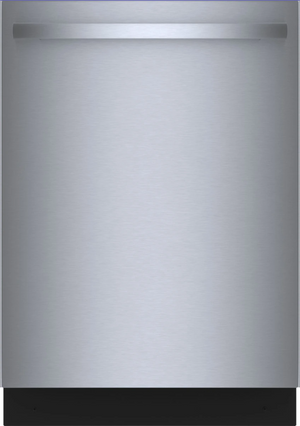 front view of the Bosch® 800 Series 24" Stainless Steel Top Control Built In Dishwasher